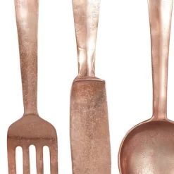 Set Of 3 Aluminum Utensils Knife Spoon And Fork Wall Decors Gold - Olivia & May 11 Set Of 3 Aluminum Utensils Knife Spoon And Fork Wall Decors Gold - Olivia & May -Northlight Store GUEST 4bb7d547 3161 42df 8588 82651503c265