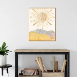 22" X 28" Boho Sunshine II By Courtney Prahl Framed Canvas Wall Art Light Brown - Amanti Art -Northlight Store GUEST 4c1b1741 3b98 48cb a900 51dd18aa3b34