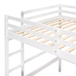 Wooden Loft Bed With Desk, Writing Board And 2 Drawers Cabinet - ModernLuxe -Northlight Store GUEST 4c29084e 4d5e 41aa bf07 103823be73bc