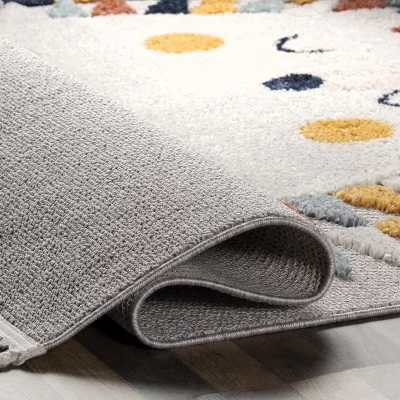 NuLOOM Amiah Hedgehog High-Low Kids Tasseled Area Rug 5 NuLOOM Amiah Hedgehog High-Low Kids Tasseled Area Rug - Image 3