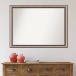 42" X 31" Non-Beveled Lyla Ornate Silver Wall Mirror - Amanti Art -Northlight Store GUEST 4deb99b6 f2af 48dd b4cb d114d529e070