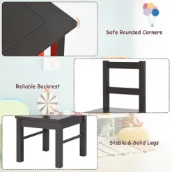 Costway 2-in-1 Kids Activity Table & 2 Chairs Set W/Storage Building Block Table -Northlight Store GUEST 4e19353f 0db7 46e2 851a 9f59ed17580a