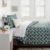 Microfiber Reversible Banana Print Comforter Dark Green - Room Essentials™