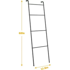 NEX 4 Tier Ladder Style Towel Rack Black