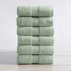 100% Cotton Solid Color Quick Dry Bath Towel Set