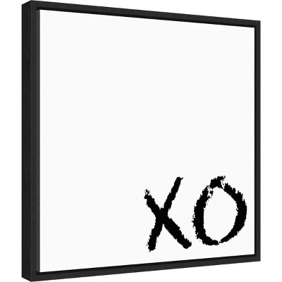 16" X 16" Love Quotes I By Anna Hambly Framed Canvas Wall Art Black - Amanti Art 3 16" X 16" Love Quotes I By Anna Hambly Framed Canvas Wall Art Black - Amanti Art