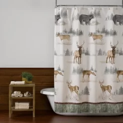 Home On The Range Fabric Shower Curtain - SKL Home
