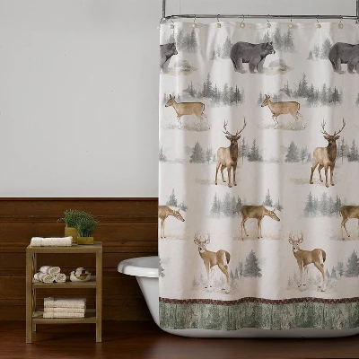 Home On The Range Fabric Shower Curtain - SKL Home 3 Home On The Range Fabric Shower Curtain - SKL Home