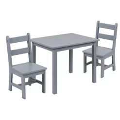 Flash Furniture Kids Solid Hardwood Table And Chair Set For Playroom, Bedroom, Kitchen - 3 Piece Set -Northlight Store GUEST 51dfc7ff 3df2 497d 8e2d a63433ea6149