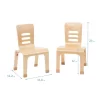 ECR4Kids Bentwood Chairs, Stackable School Chairs, Assembled, 2-Pack - Natural -Northlight Store GUEST 52aca961 3fb6 4504 8dae ca85905e2a3c