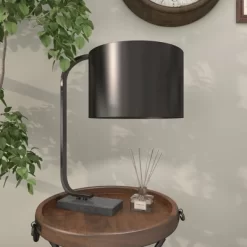 Traditional Metal Table Lamp Black - Olivia & May -Northlight Store GUEST 5360e6dc 471c 419e a5be 3dd32f1a665a