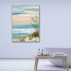 30" X 40" Beach At Dusk By Sally Swatland Framed Canvas Art Print - Masterpiece Art Gallery 7 30" X 40" Beach At Dusk By Sally Swatland Framed Canvas Art Print - Masterpiece Art Gallery -Northlight Store GUEST 53e3ad54 73be 4ea3 ae90 3ad56af1ea68