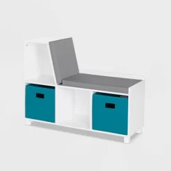 RiverRidge Home Kids' Book Nook Collection Cubby Storage Bench With 2 Bins - RiverRidge -Northlight Store GUEST 5460f810 0762 4223 a49d 5a6511dac12a
