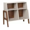 Telos Matte Walnut Storage Unit White - Nathan James -Northlight Store GUEST 55e9f23c 1025 47e9 ae0f 86217bcf9287