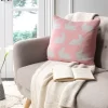 Bunny Hop Knit Pillow - Blossom/Vanilla Grey - 20" X 20" - Safavieh -Northlight Store GUEST 56331cf4 3e95 4b60 bee8 fefe7ad54723