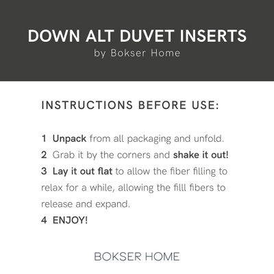 Premium All Season Down Alternative Duvet Comforter Insert | BOKSER HOME 10 Premium All Season Down Alternative Duvet Comforter Insert | BOKSER HOME - Image 8