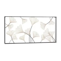 Metal Floral Wall Decor With Black Frame Gold - Olivia & May -Northlight Store GUEST 57abe423 c05b 4964 ad04 79c5b4879690