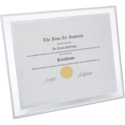 Stockroom Plus 4 Pack Glass Diploma Holders, 11 X 8.5 Inch Floating Frame Certificate Covers -Northlight Store GUEST 587cfcd1 a864 4856 92f3 b739b8c4ffaf