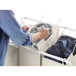 Whitmor Retro Triple Laundry Sorter White 11 Whitmor Retro Triple Laundry Sorter White -Northlight Store GUEST 5882fef0 07cd 4fc4 a2c8 931a00c0710b