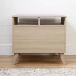 Yodi 2 Drawer Nightstand Soft Elm/White - South Shore -Northlight Store GUEST 58e30715 7056 4252 b982 ac3a6f22631a