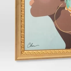 24" X 30" Floral Dream By Nikki Chu Vintage Canvas Board Gold - Threshold™ -Northlight Store GUEST 5a042000 aaac 4e72 a3dc a07d331687a2