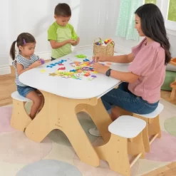 KidKraft Arches Expandable Table With Bench Set -Northlight Store GUEST 5a27f184 5eb0 4203 8247 898b0170376b