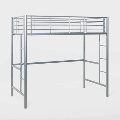 Twin Size Metal Platform Loft Bed - Saracina Home 3 Twin Size Metal Platform Loft Bed - Saracina Home