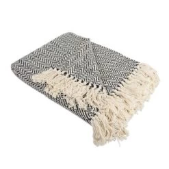 50"x60" Chevron Handloom Throw Blanket - Design Imports -Northlight Store GUEST 5a56494f ad16 4eda bd9d 78792eeb5869