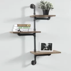 Hazel 3 Layer Floating Shelves - HOMES: Inside + Out