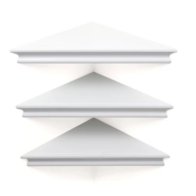 10.9" X 1.6" 3pk Providence Reilly Triangle Corner Shelf Set - Kiera Grace 6 10.9" X 1.6" 3pk Providence Reilly Triangle Corner Shelf Set - Kiera Grace - Image 4