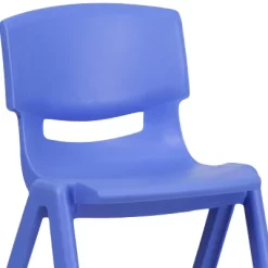 Flash Furniture 4 Pack Blue Plastic Stackable School Chair With 13.25'' Seat Height -Northlight Store GUEST 5ed2d329 453c 4058 972e 2a1149a0c810