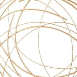 LuxenHome Gold Metal Abstract Swirl Round Wall Decor 17 LuxenHome Gold Metal Abstract Swirl Round Wall Decor -Northlight Store GUEST 5f338779 6430 4a53 a239 90998b1f78b7