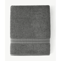 2pc Liam Bath Towel Set Slate Gray - Blue Loom