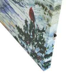 Northlight LED Lighted Fiber Optic Snowy Christmas Village Canvas Wall Art 11.75" X 15.75" -Northlight Store GUEST 5f93c011 2c2e 4120 ad8f 24b7a1ef7c6a