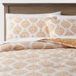 Medallion Printed Comforter & Sham Set Off-White/Dark Gold - Threshold™ 9 Medallion Printed Comforter & Sham Set Off-White/Dark Gold - Threshold™ -Northlight Store GUEST 60cf55a4 b131 4cd9 9d3e f2d1287d9cce
