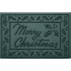 1'8"x2'6" Aqua Shield 'Merry Christmas' Door Mat - Bungalow Flooring -Northlight Store GUEST 614ebdeb e00b 4444 b3b9 2cbdbb62cd50