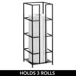MDesign Metal Toilet Paper 3-Jumbo Roll Storage Reserve Tower Stand -Northlight Store GUEST 6170b7b6 8894 4efc 8c9f a12eb14b4091