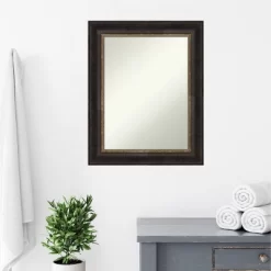 24" X 30" Non-Beveled Varied Black Bathroom Wall Mirror - Amanti Art -Northlight Store GUEST 61bb09a0 c92c 4328 b03d d4c90d88a3f5