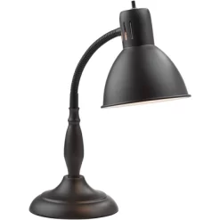 360 Lighting Breck Desk Table Lamp 17" High Dark Bronze Metal Adjustable Gooseneck Arm For Bedroom Bedside Nightstand Office Kids Family House Home -Northlight Store GUEST 624663d3 c42b 4453 8b91 3678ebcbaf18