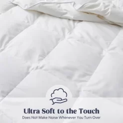 Peace Nest 360 Thread Count White Down Comforter Duvet Insert -Northlight Store GUEST 654bbf22 4782 416f 9dec 20b75b7b52a2