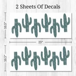 Cactus Wall Decor - Decalcomania -Northlight Store GUEST 65a0b9f1 1974 44ba b954 062dbffa49f3