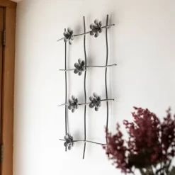 Flower Gray Metal Wall Art - Foreside Home & Garden 14 Flower Gray Metal Wall Art - Foreside Home & Garden -Northlight Store GUEST 6637588a 4a66 4044 b479 be2115a333ac