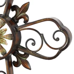 Metal Cross Scroll Wall Decor Brown - Olivia & May -Northlight Store GUEST 66620980 95aa 4944 8fe5 9f7e0f5954c5