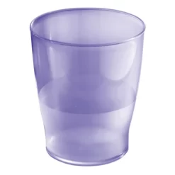 MDesign Slim Plastic Small Round Trash Can Wastebasket Garbage Bin -Northlight Store GUEST 67865c78 2a9c 4c7b acbc cbf9dc8d3d39