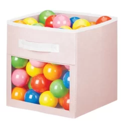 MDesign Kids Fabric Closet Storage Organizer Cube Bin Box -Northlight Store GUEST 684de992 280a 4d03 a4a0 ab1a82306cd3