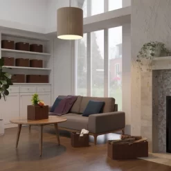 3pc Tessa Woven Rope 2 Small And 1 Large Basket Set Walnut - Winsome -Northlight Store GUEST 6898977a 65e4 4af7 954d 53349f5bbadb