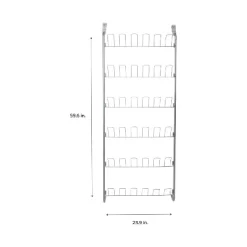 Organize It All Overdoor Wire Shoe Rack Basic Collection -Northlight Store GUEST 6a9852ee c48d 43e3 a75c c07b9aca2ea2