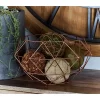 Set Of 2 Round Modern Reflections Iron Geodesic Basket - Olivia & May -Northlight Store GUEST 6b75857e eca6 4d52 ba6c fb5e18e52020