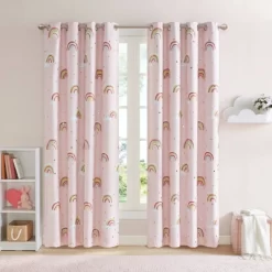 Natalie Rainbow With Metallic Printed Total Blackout Window Panel Pink - Mi Zone 19 Natalie Rainbow With Metallic Printed Total Blackout Window Panel Pink - Mi Zone -Northlight Store GUEST 6c7036cd 245a 481a 9a49 fe6a39d2f73b