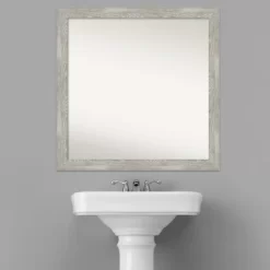 30" X 30" Non-Beveled Dove Narrow Bathroom Wall Mirror Gray Wash - Amanti Art 16 30" X 30" Non-Beveled Dove Narrow Bathroom Wall Mirror Gray Wash - Amanti Art -Northlight Store GUEST 6d25d5fe e7b2 4f8f b025 358050588fbe